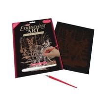 Royal &amp; Langnickel Copper Engraving Art A4 Size Kangaroo and Baby Design... - €13,02 EUR