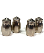 Vintage Baronial Plate Mini Salt &amp; Pepper Shakers - Set of 4 - $15.43