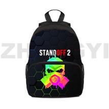 Students Waterproof Canvas Satchel 3D Game Standoff 2 Backpack 12/16 Inch Cute B - £67.75 GBP