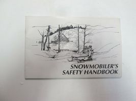 1993-1995 Snowmobilers Sécurité Manuel Usine OEM Livre 93 94 95 - $20.11