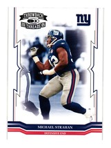 2005 Donruss Throwback Threads #97 Michael Strahan New York Giants - £1.62 GBP