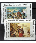 ZAYIX Brazil 1141-1141A MNH NG As Issued Jean Baptiste Debret Painter 06... - £1.17 GBP