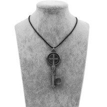 Saint Benedict St Exorcism Protection Medal Silver Cross Catholic Key Pendant - £18.07 GBP