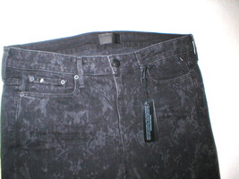 New Womens NWT Vince Dylan Skinny Ankle Jeans Black Floral 32 Gray Designer USA - £221.03 GBP