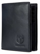 BULLCAPTAIN Leather Men Wallet Short Design Bifold Wallets for Man - $29.87
