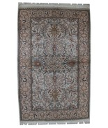 Handmade vintage silk Indo-Taabriz rug 3.2&#39; x 5.3&#39; (100cm x 162cm) 1950s... - €936,51 EUR