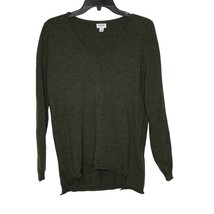 J. Crew Wool Blend Long Sleeve V-Neck Hi-Low Hem Pullover Sweater Small ... - $19.79