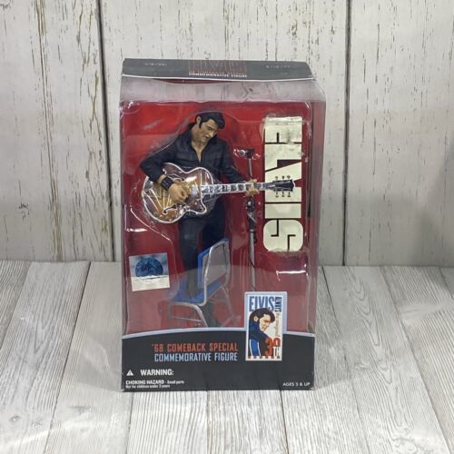 McFarlane Toys 2007 Elvis Presley “68 Comeback Special Commemorative Figure -New - $29.09