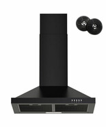 Range Hood 24 inch Wall Mount Type with Ducted/Ductless Convertible,450 ... - €379,94 EUR