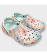 CROCS Classic Dream Clog Floral Comfort Shoes in Pure Water/Multi Size 8 - $33.87