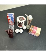 KITCHEN LITTLES ROOTBEER FLOAT ICE CREAM ACCESSORIES BARBIE FOOD HTF DES... - $32.48 CAD