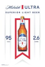 Michelob Light Beer Advertising Metal  Sign 8x12in Vintage Mancave Man C... - $452.17 MXN