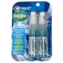 One Pack Crest Scope Breath Mist Long Lasting Peppermint Flavor  0.24 fl oz - £11.67 GBP