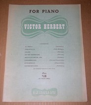 Victor Herbert For Piano Songbook Vintage 1911 M. Witmark &amp; Sons - £19.97 GBP