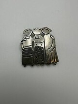 Vintage Sterling Silver NURSE Brooch 3.5cm BB9 - $23.76
