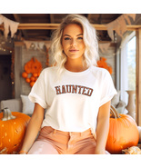 Haunted Halloween TShirt | Ghosts &amp; Ghouls Galore | Womens Halloween Shi... - £7.57 GBP+