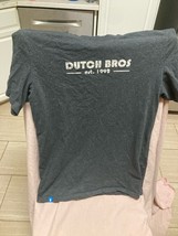 Dutch Brothers Coffee Guaranteed To Satisfy Employee Shirt Size L  - $17.82