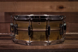 Ludwig 6.5&quot; x 14&quot; Raw Brass Shell, Imperial Lugs - £549.85 GBP