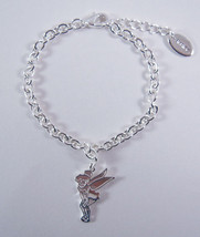 Disney Jewelry Silver Plated Tink Charm Bracelet - £15.39 GBP