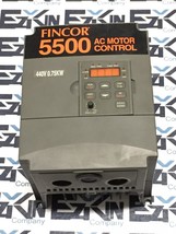 Fincor 5500 AC Motor Control 440V 0.75KW  model/5511 Input 3 Phase AC 460V  - $175.00