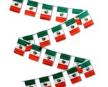 30ft String Flag Set of 20 Mexico Flags - £23.79 GBP