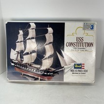 Revell 1:196 Scale USS Constitution Old Ironsides Plastic Model Kit 1979 - £18.07 GBP
