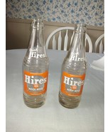 Vintage HIRES ROOT BEER Cola BOTTLE 8 Oz.  EXCELLENT.  Set of two bottles. - €9,45 EUR