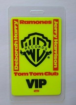 Ramones Tom Tom Club Blondie Talking Heads Punk Rock VIP Backstage Concert Pass - £59.18 GBP