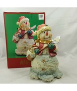 Cracker Barrel Snowman Statue, Figure, Music box plays Frosty The Snowma... - £19.73 GBP
