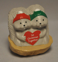 Hallmark  First Christmas Together  2 Squirrels  QFM 9901  Merry Miniature - $11.67