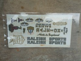 1 Sheet RALEIGH SPORT SMALL Transfer Decal Sticker For 1 Raleigh Vintage... - $40.00
