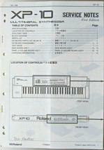 Roland XP-10 Synthesizer Music Workstation Keyboard Original Service Man... - £31.84 GBP