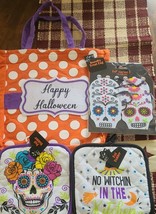 Happy Halloween Novelty Treat Bag Filled with Holiday Decor (4) - £12.14 GBP