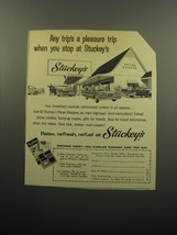 1960 Stuckey&#39;s Pecan Shoppe Ad - Any trip&#39;s a pleasure trip when you stop - $14.99