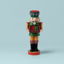 Lenox Nutcracker Figurine Countdown To Christmas Calendar Number Blocks Gift NEW - $100.00