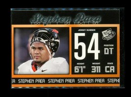 2011 PRESS PASS College Football Trading Card #34 STEPHEN PAEA Beavers B... - £3.85 GBP