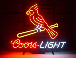 New Coors Light St Louis Cardinals Game Room Neon Sign 24&quot;x20&quot; Ship  - £195.90 GBP