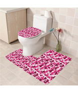 3Pcs/set Bape Camo Army 003 Bathroom Toliet Mat Set Anti Slip Bath Mat F... - £26.08 GBP+