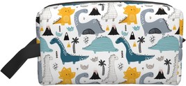 Dinosaur Cosmetic Bag Toiletry Bag for Adults Kids Waterproof Portable Travel Ma - £19.61 GBP