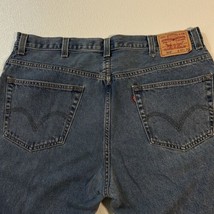 40 x 29.5 Levi’s 559 Relaxed Straight Leg Jeans (altered) Vintage Black ... - $31.14