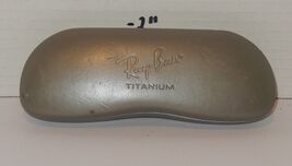 Ray Ban Silver Titanium Sunglass Eyeglass Case - $14.80