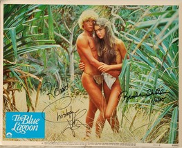 Brooke Shields &amp; Christopher Atkins Signed Photo - The Blue Lagoon 11&quot;x14&quot; w/C - £463.16 GBP
