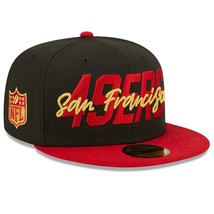 San Francisco 49ERS New Era 59FIFTY 2022 Draft ON-STAGE Fitted Hat 7 1/2&quot; - £29.36 GBP