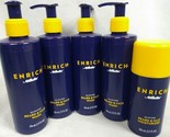 Enrich By Gillette All In One Beard &amp; Face Wash 4 Bottles &amp; 1 Moisturizer - £30.16 GBP