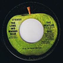 The Beatles Long &amp; Winding Road 45 rpm For You Blue Apple - £7.64 GBP