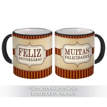 Feliz Aniversário Muitas Felicidades : Gift Mug Happy Birthday Portuguese - £12.74 GBP