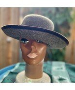 Vintage Scala Wool Fedora Hat Firenze Italy Retro MCM Brown Velvet Velou... - $61.10 CAD