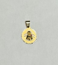 14 Karat Yellow Gold Saint Barbara &quot;Santa Barbara&quot; 21.7mm (0.85&quot;) Round ... - $6,827.39 MXN