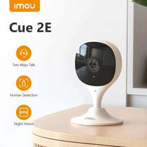 IMOU Indoor Cue 2E 2MP Add SD Card Wifi Security Camera Baby Monitor Nig... - £32.17 GBP+