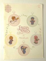 Precious Moments in Miniature Cross Stitch 1989 Needlecraft - $9.95
